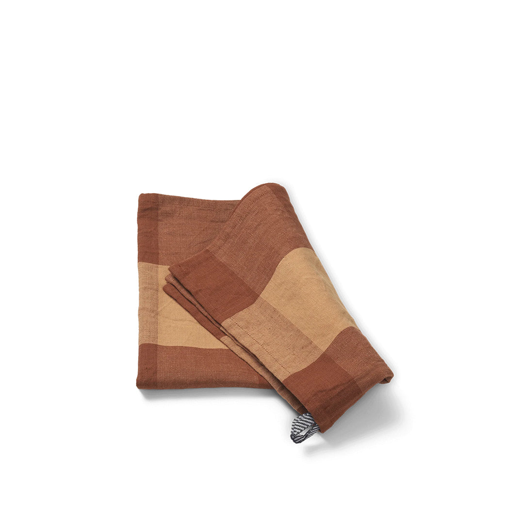Hale Tea Towel | beige-terracotta