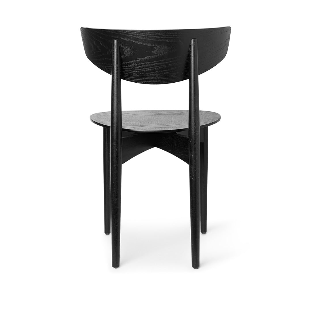 Chaise de salle à manger Herman | noir
