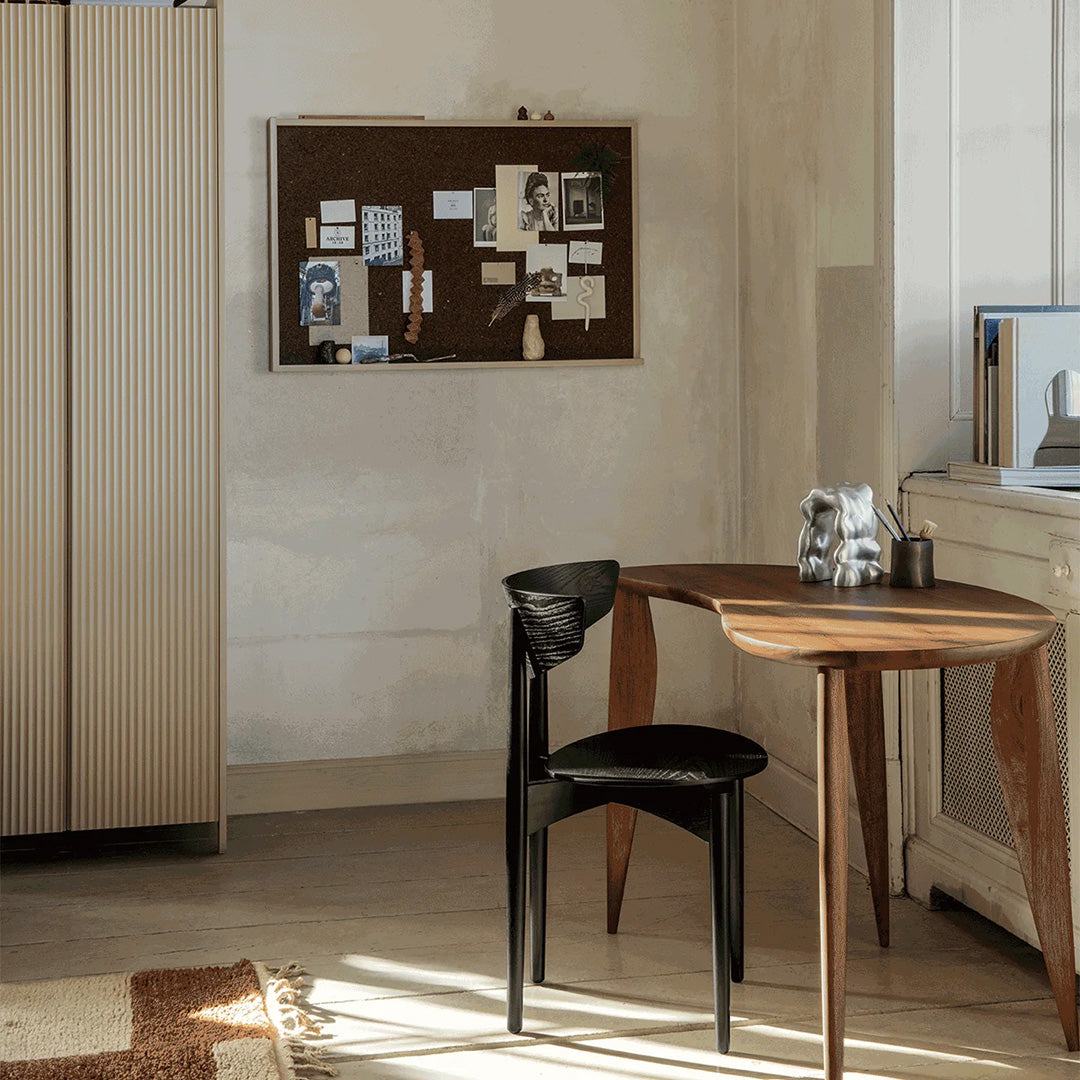 Chaise de salle à manger Herman | noir