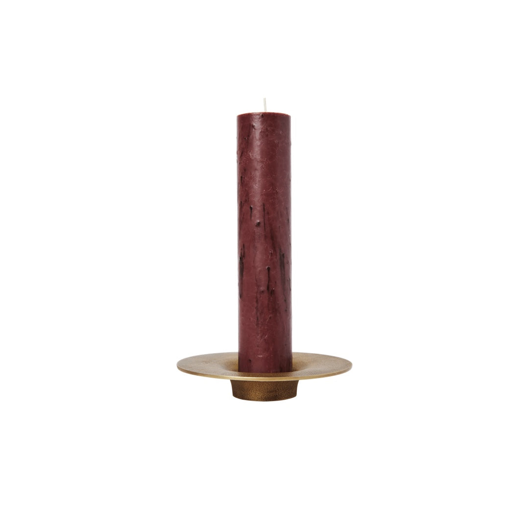 Bougeoir Sooth Block | doré