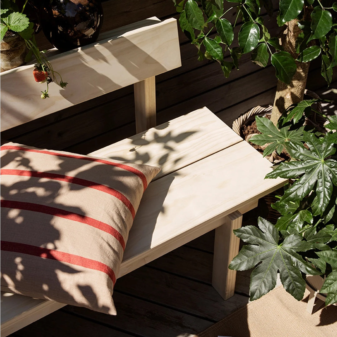 Cushion Grand | camel & red