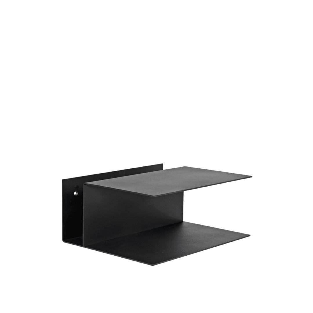 Table de chevet de rangement | noir