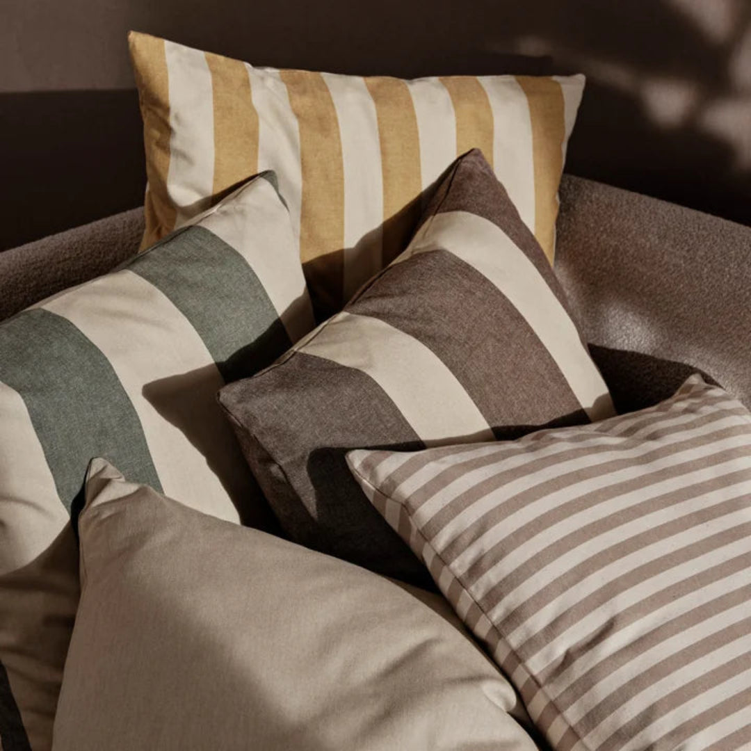 Coussin d'extérieur de plage | rayures cachemire