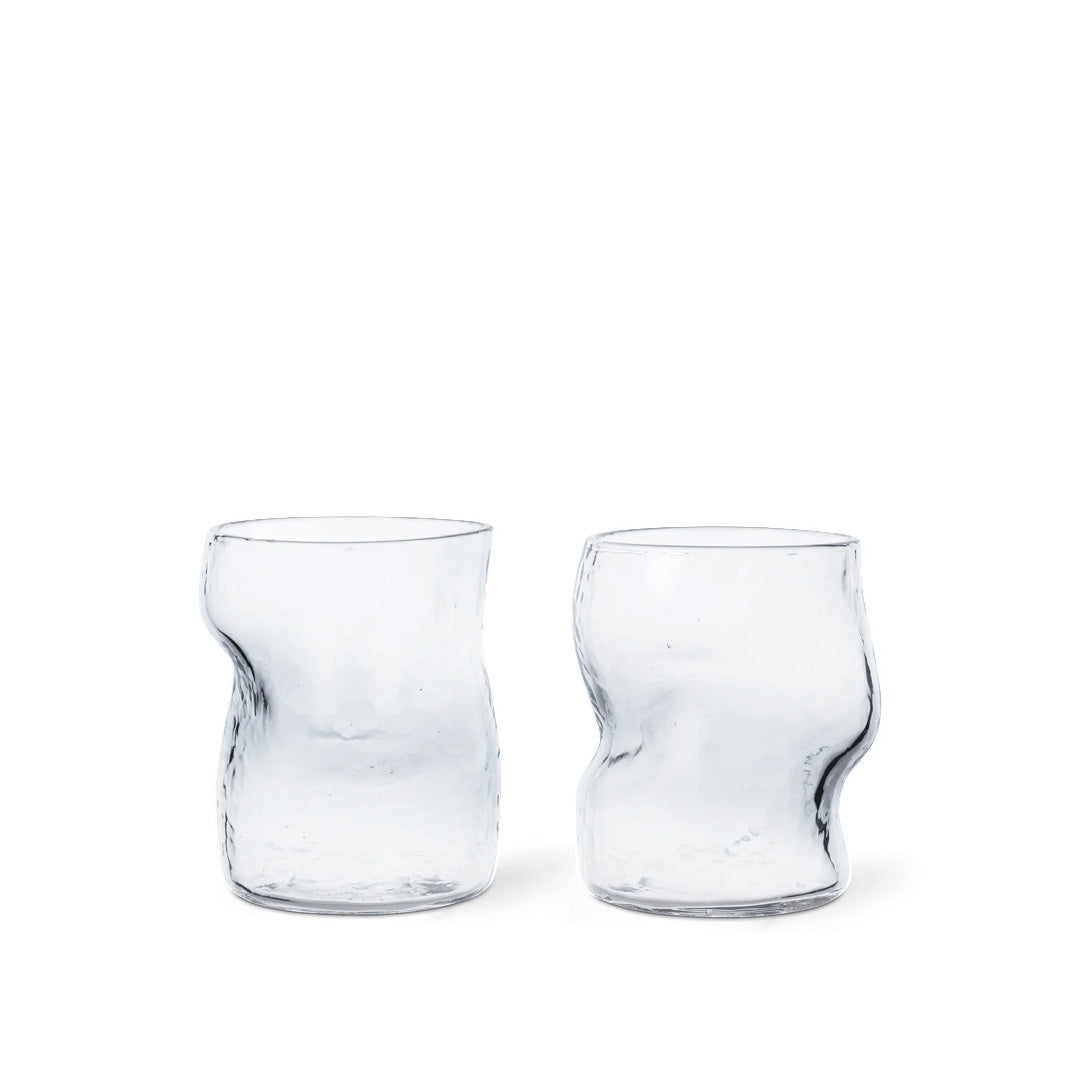 Glass Set Dimple | clear