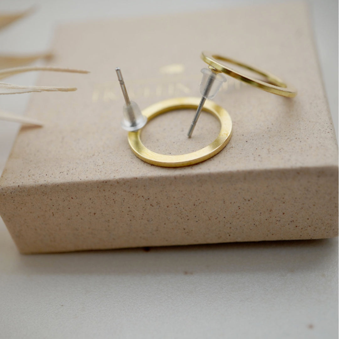 Boucle d'oreille anneau | 10mm