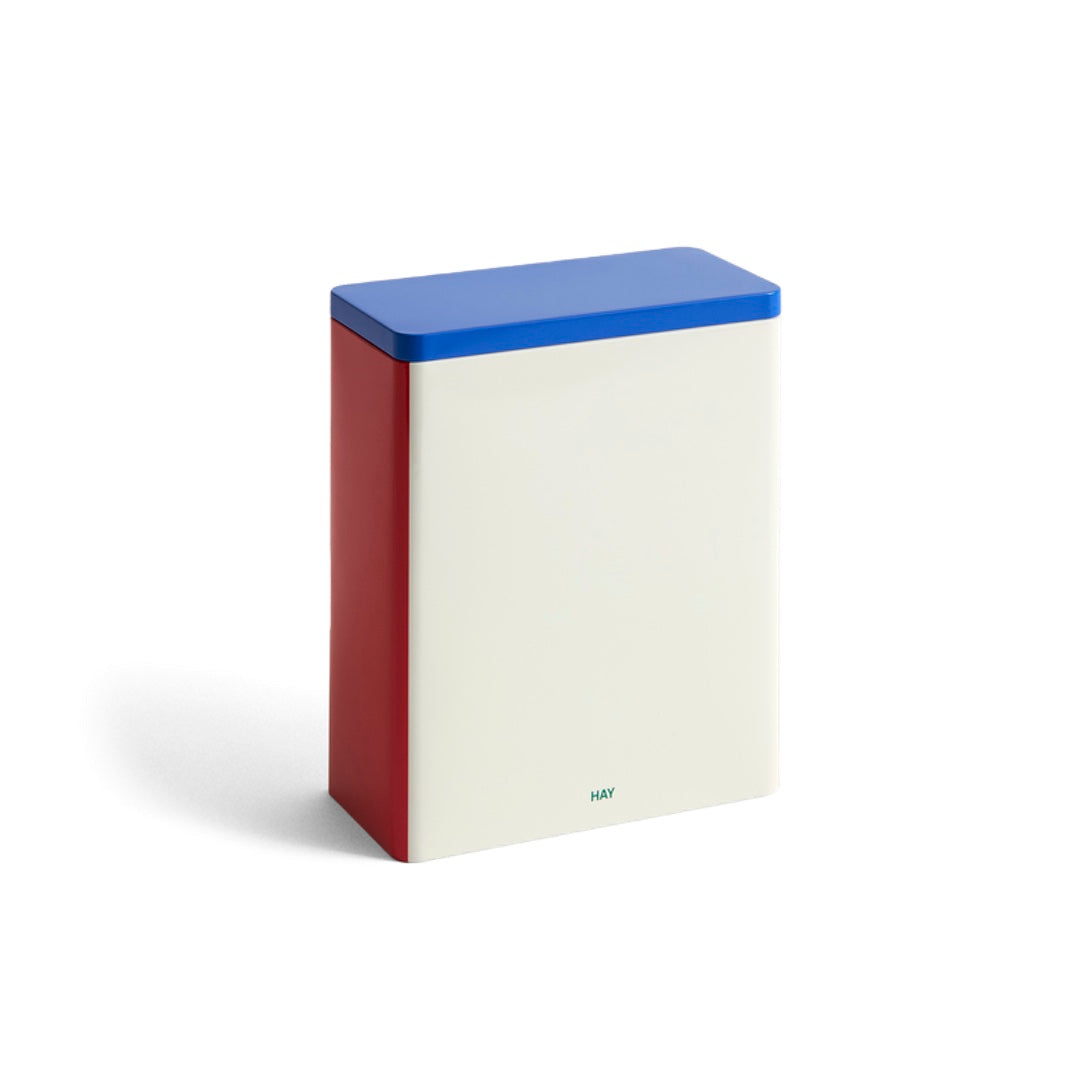 Storage Container XL | offwhite, blue & red