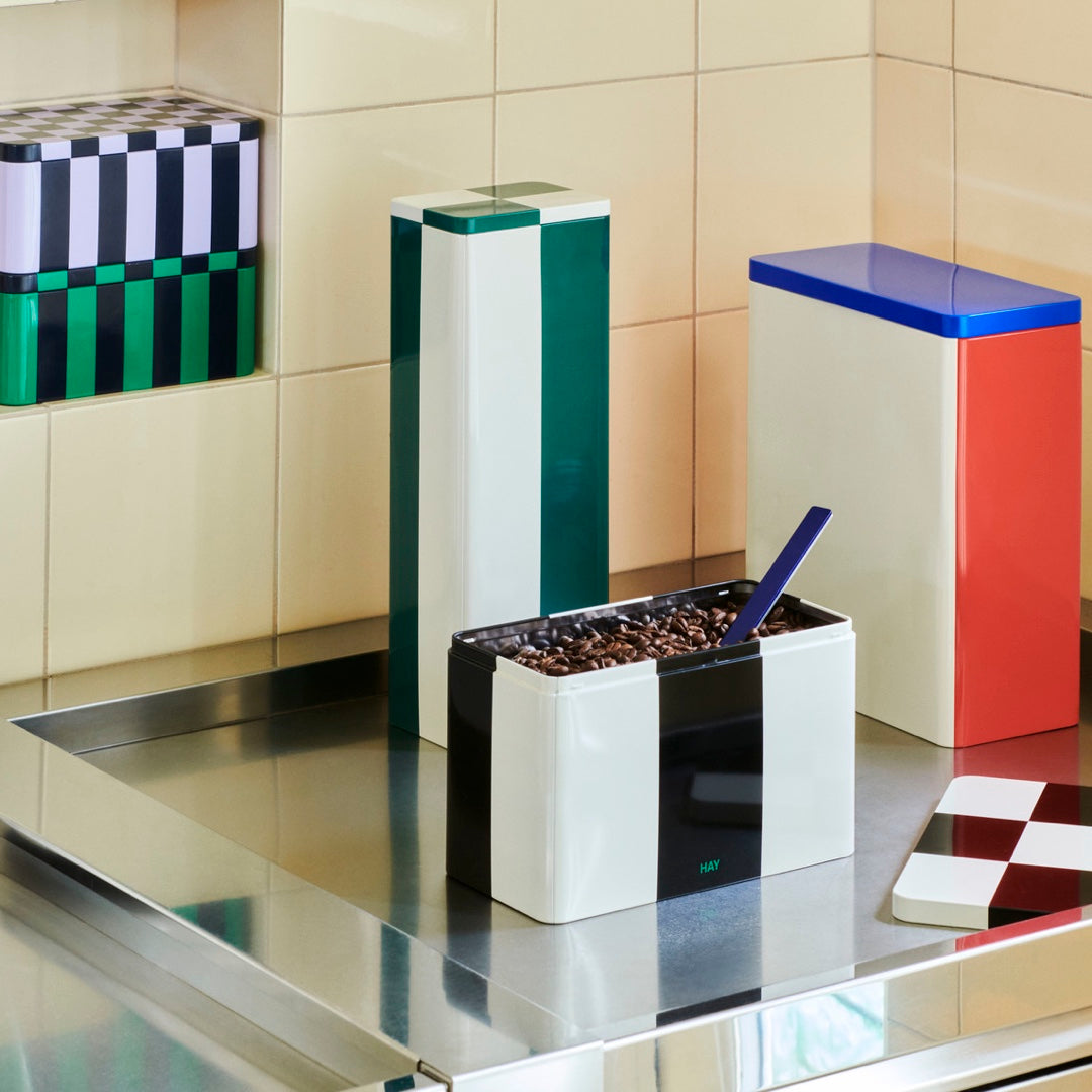 Storage Container XL | offwhite, blue & red
