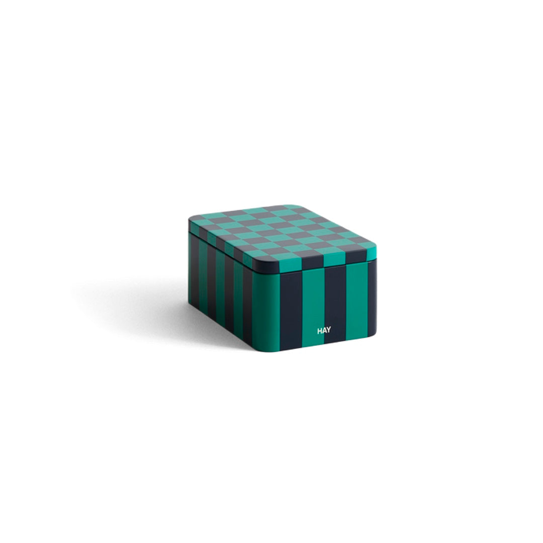 Boîte de conservation petit | vert & bleu foncé