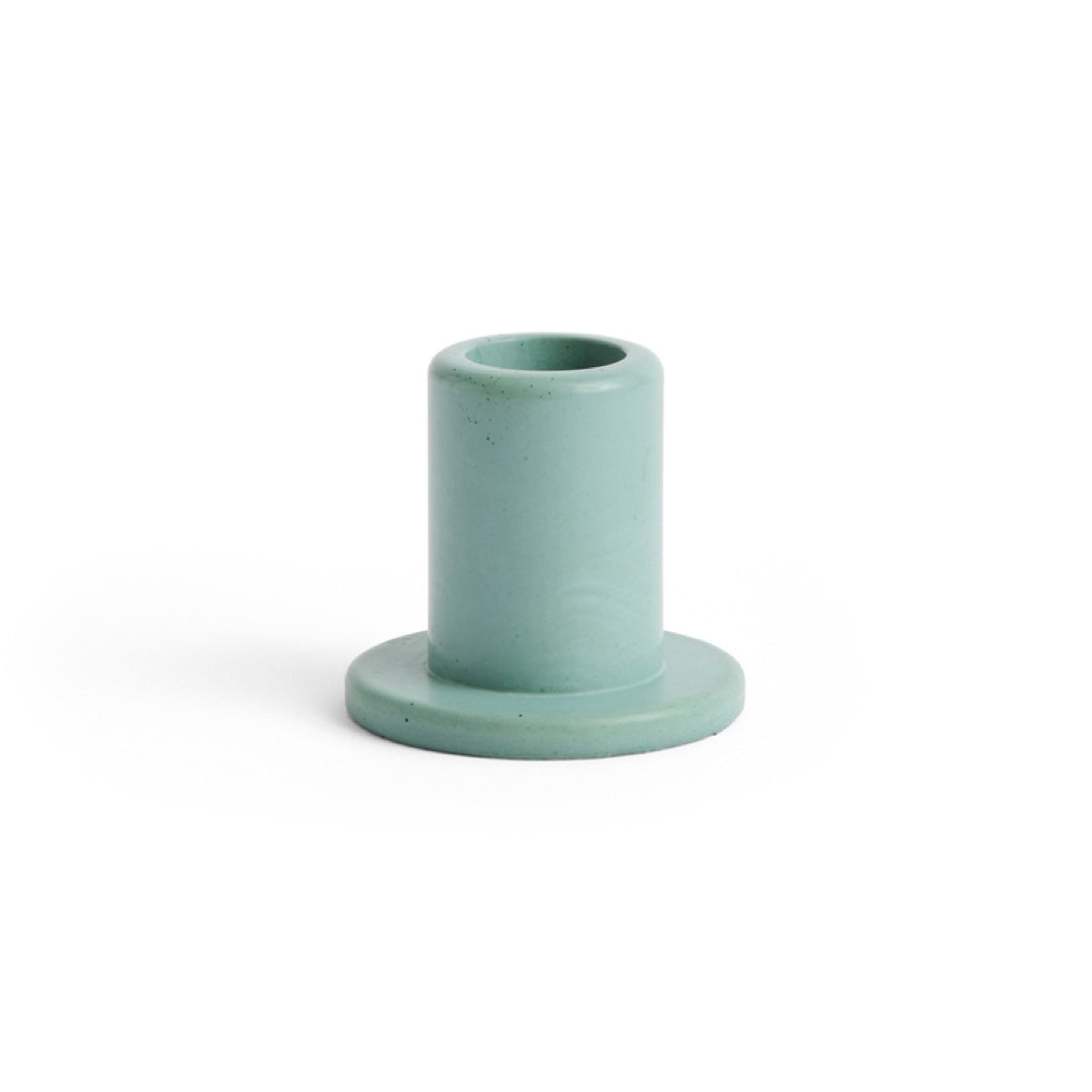 Candle holder Tube (S) matt | emerald green