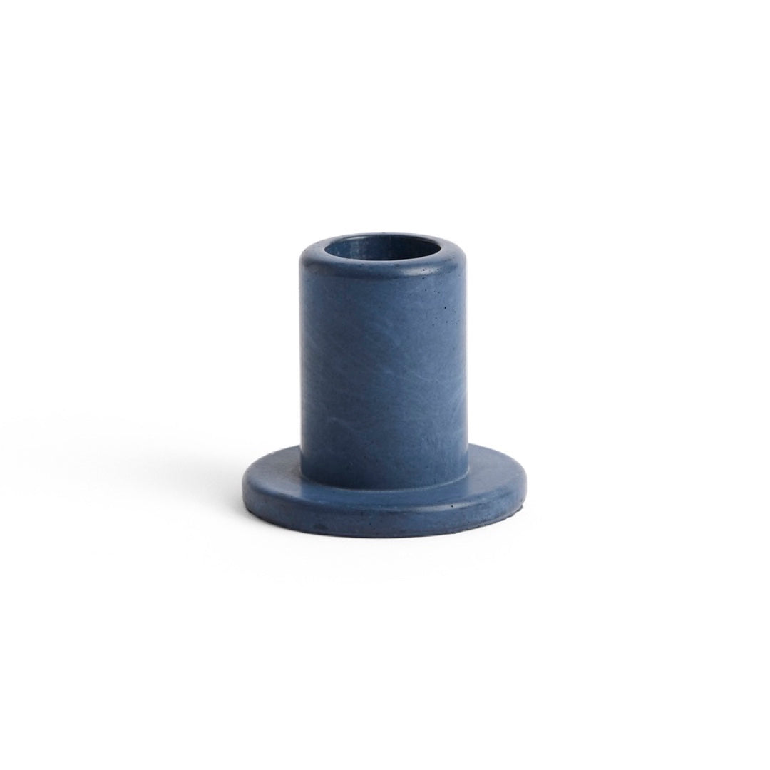 Candle Holder Tube (S) matt | midnight blue