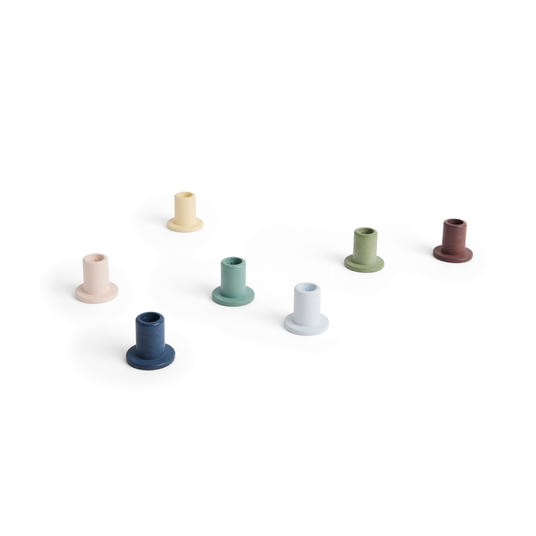 Candle Holder Tube (S) matt | midnight blue