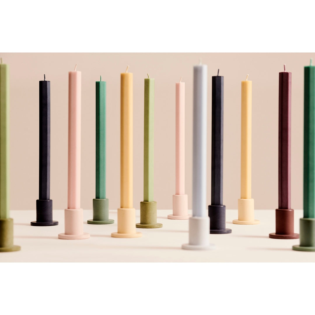 Candle Holder Tube (S) matt | midnight blue