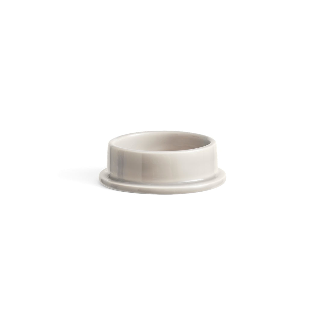 Bougeoir pour bougies blocs Ø 10cm | gris clair