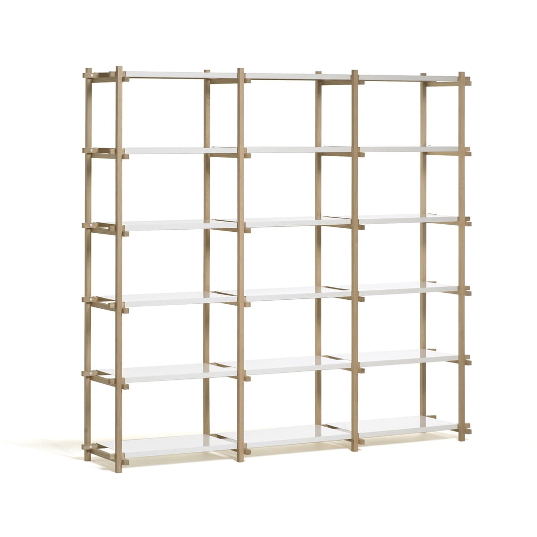Étagère Woody High | Chêne/blanc