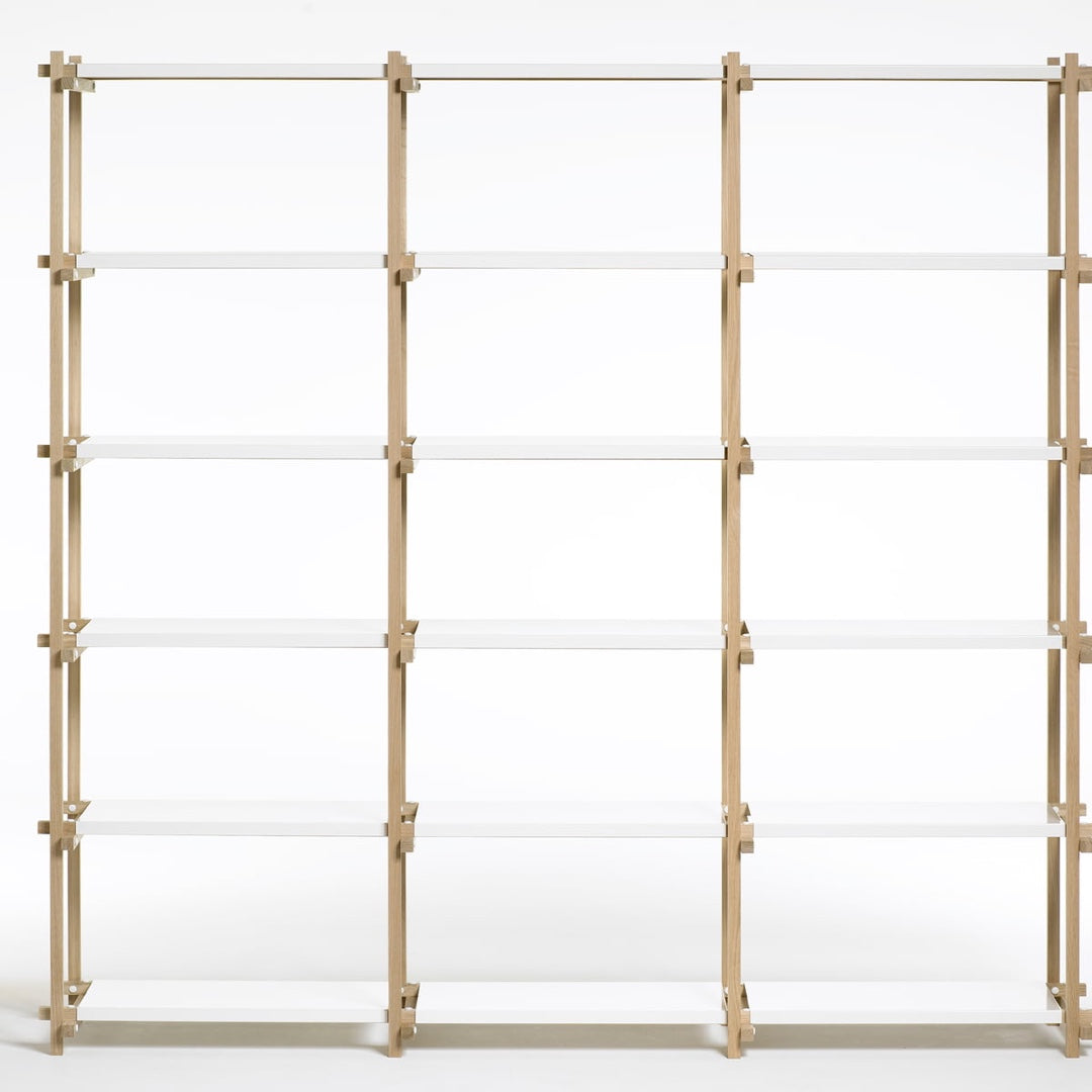 Étagère Woody High | Chêne/blanc
