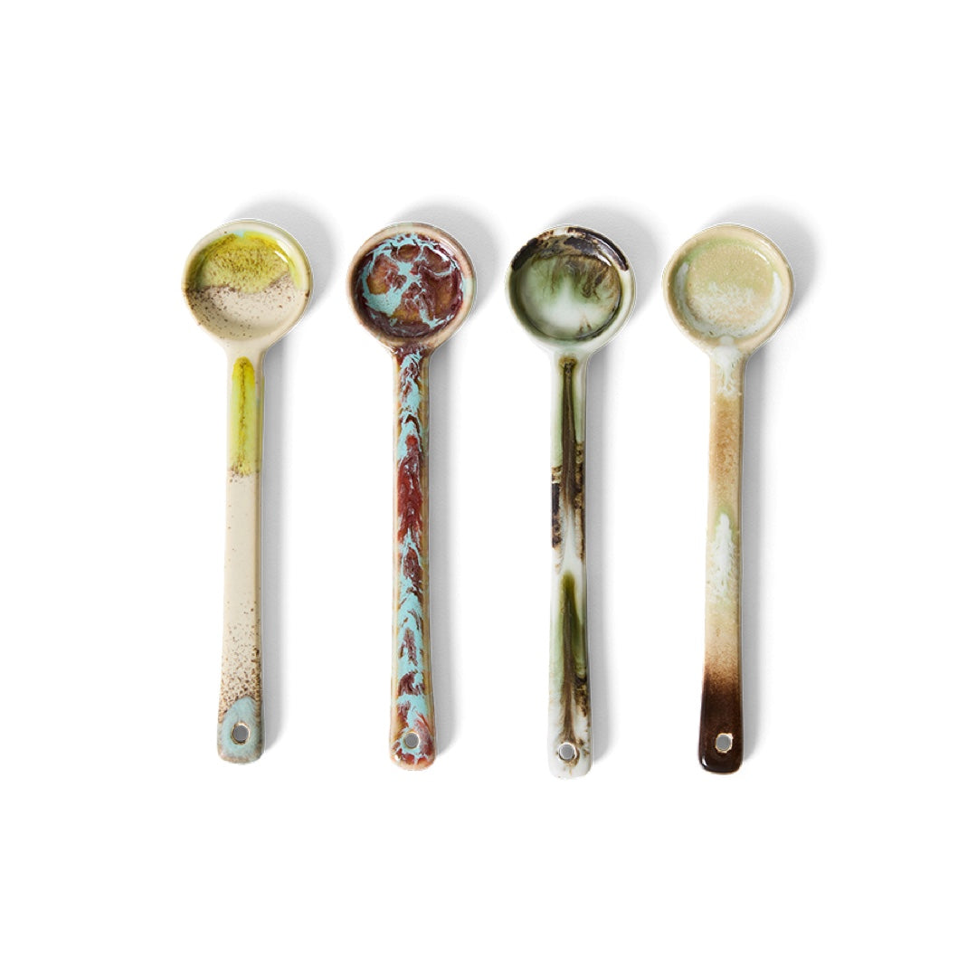 Lot de 4 cuillères en céramique | Blend