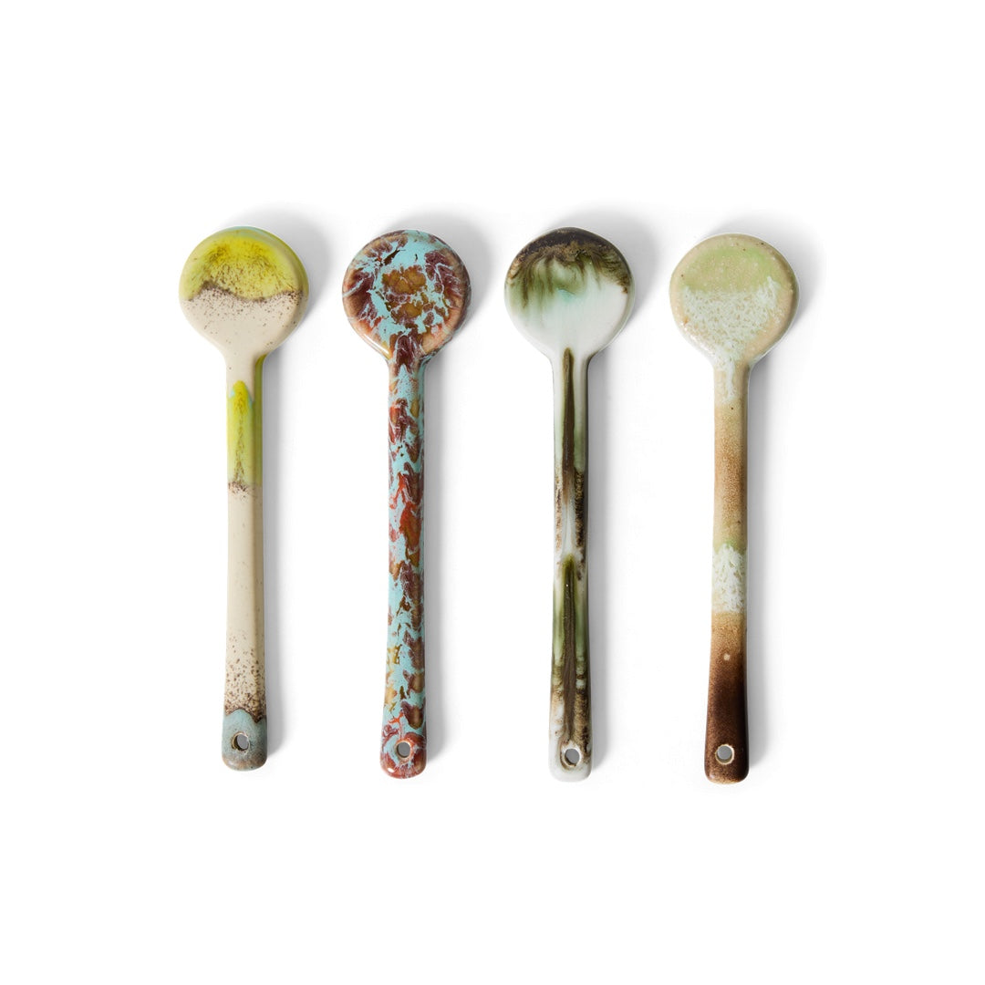 Lot de 4 cuillères en céramique | Blend
