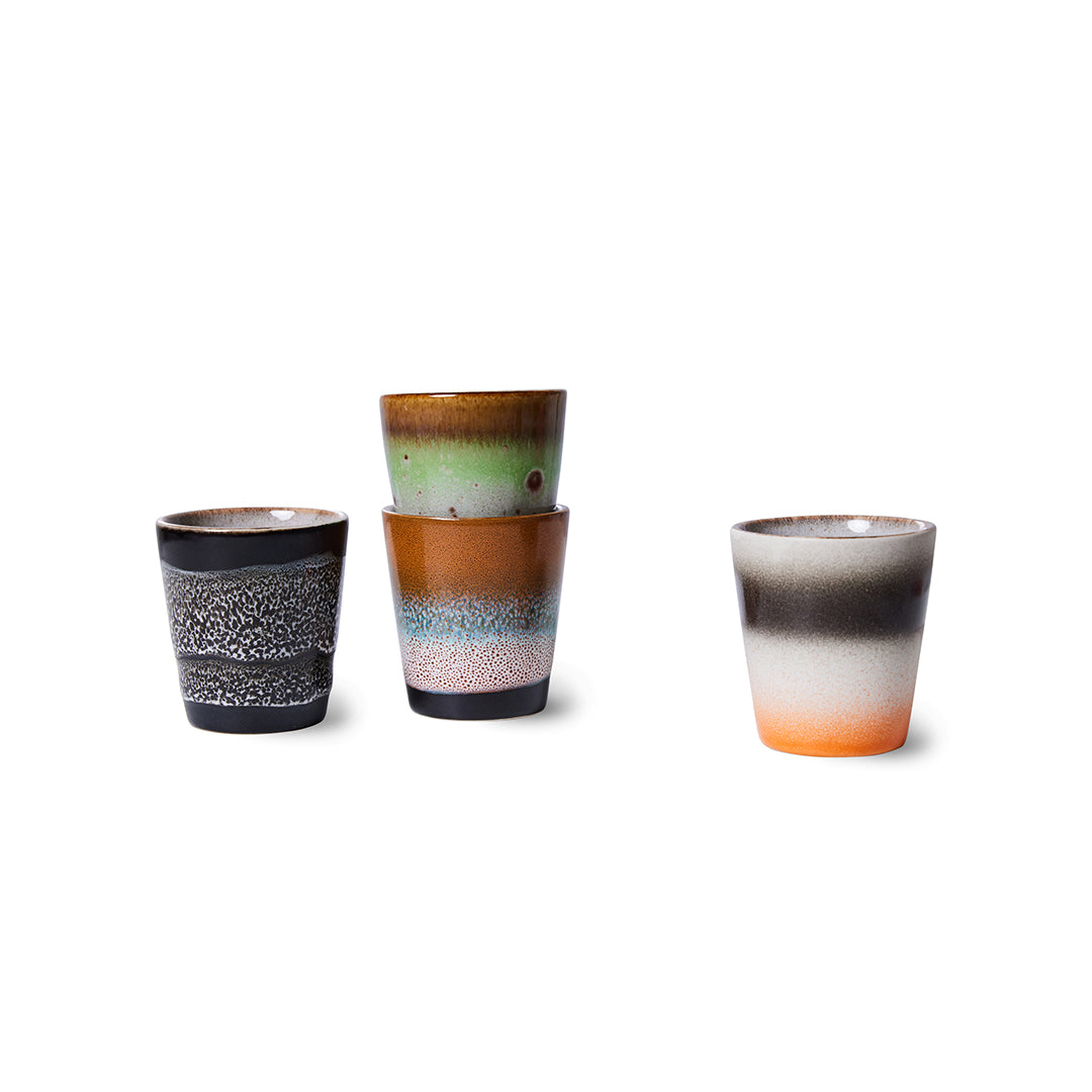 Lot de 4 tasses à ristretto | Good vibes