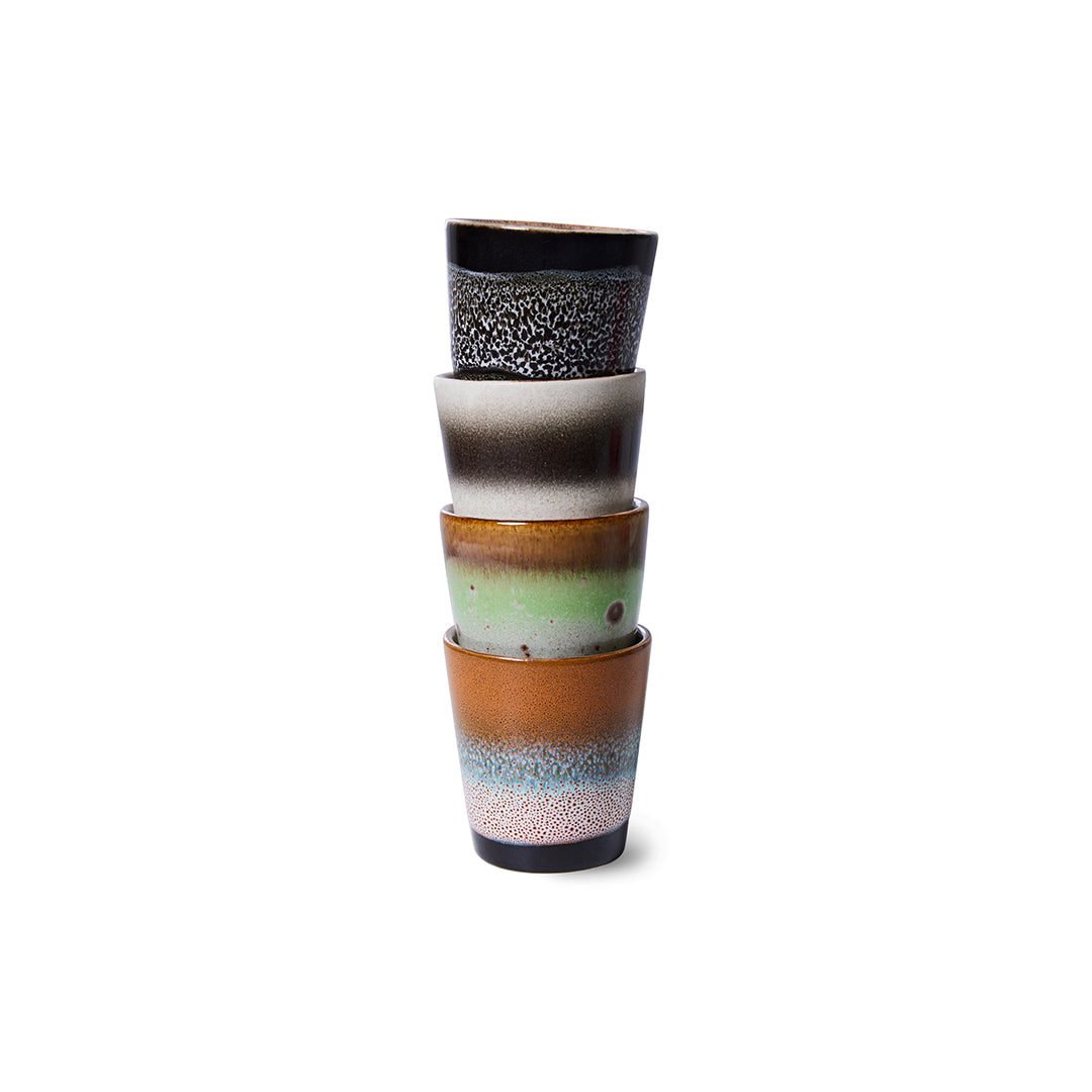 Lot de 4 tasses à ristretto | Good vibes