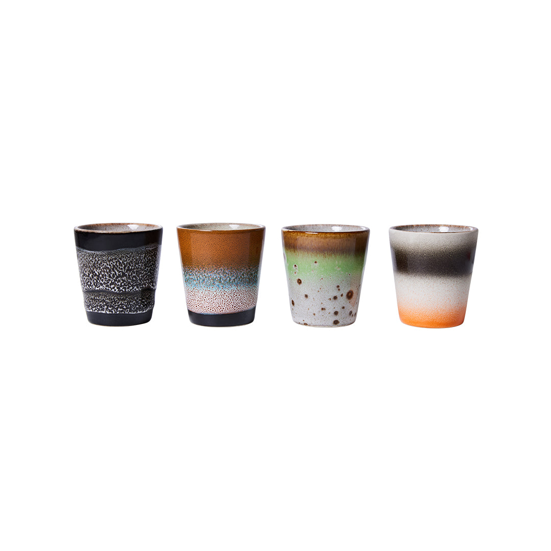 Lot de 4 tasses à ristretto | Good vibes