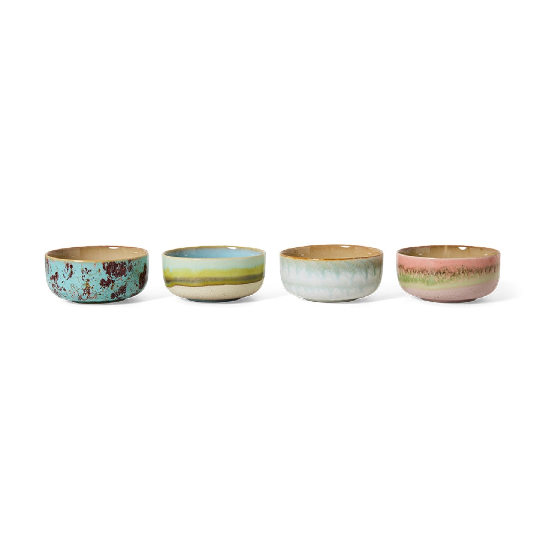 Set of 4 Dessert Bowls Ø 12.5cm | Impression