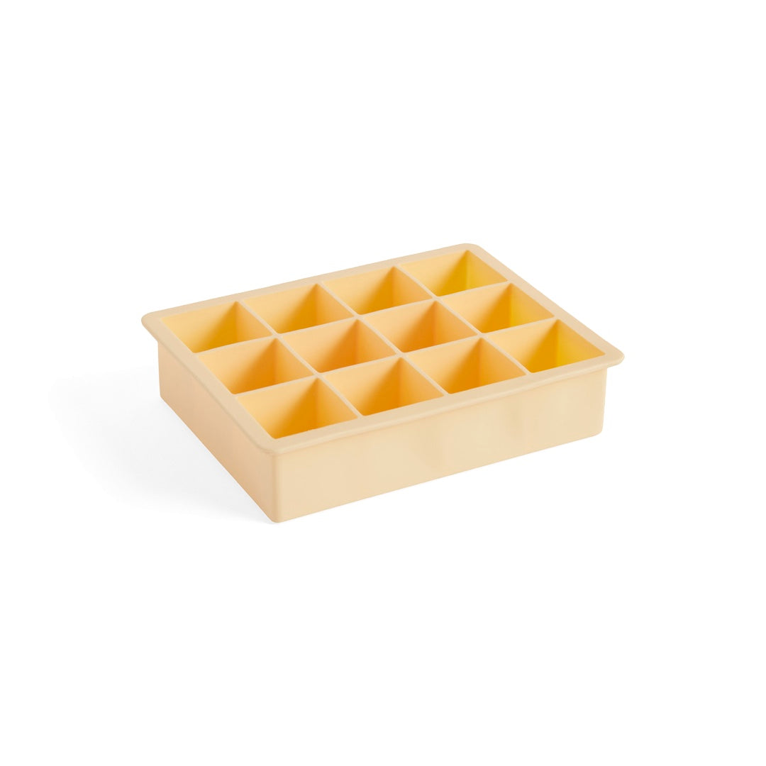 Ice cube tray (12 cubes) | soft yellow