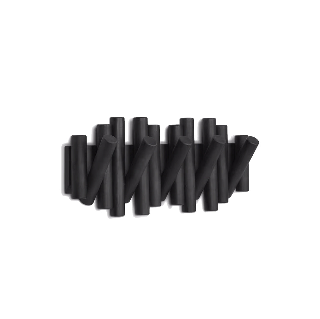 Patère murale Picket 38cm | noir
