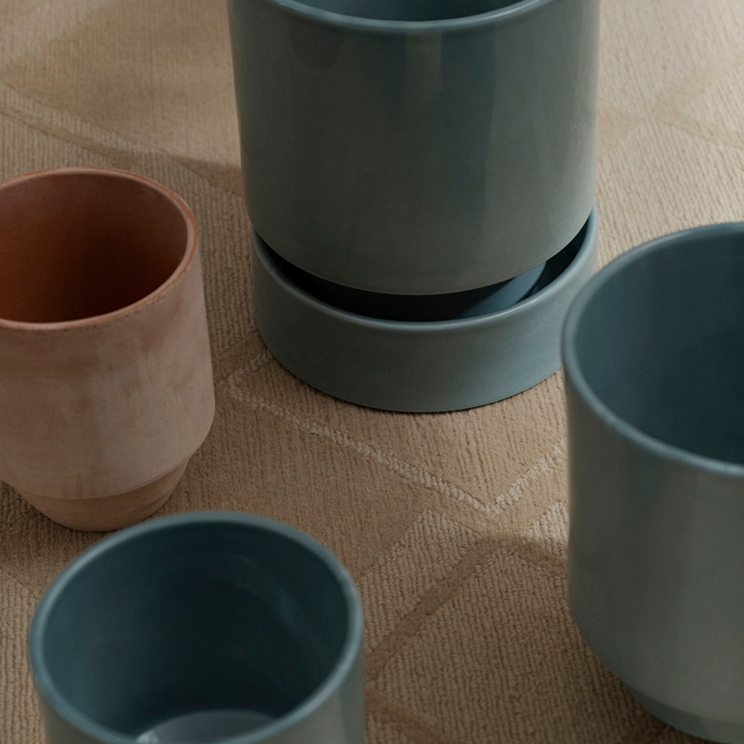 Saucer for The Hoff Pot | misty blue