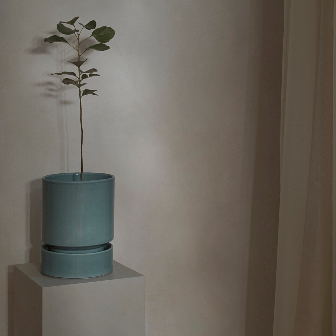 Saucer for The Hoff Pot | misty blue