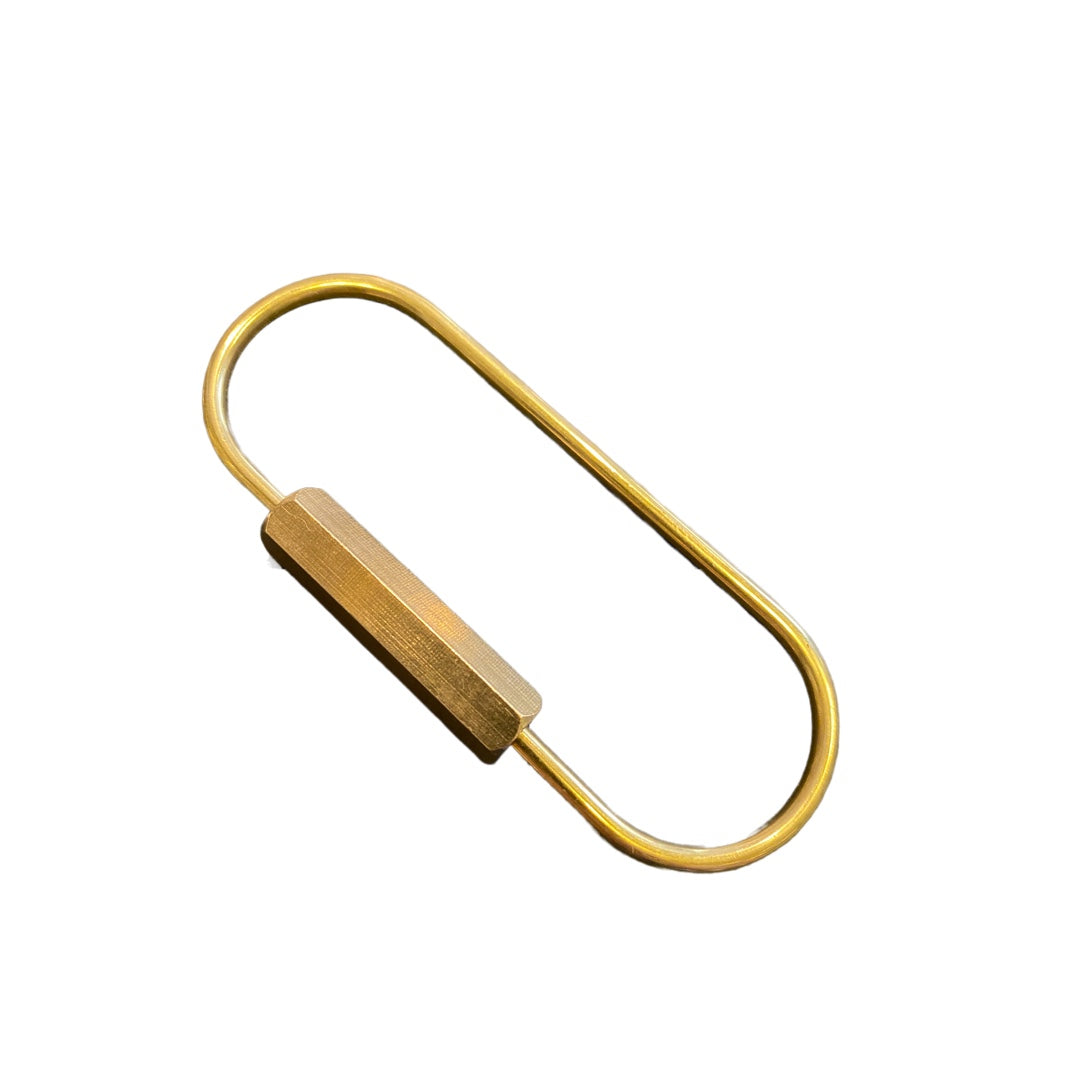 Schlüssel Ring Messing | zwei Formen