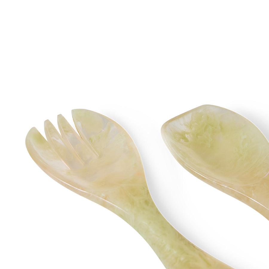 Couverts à salade | vert brouillard