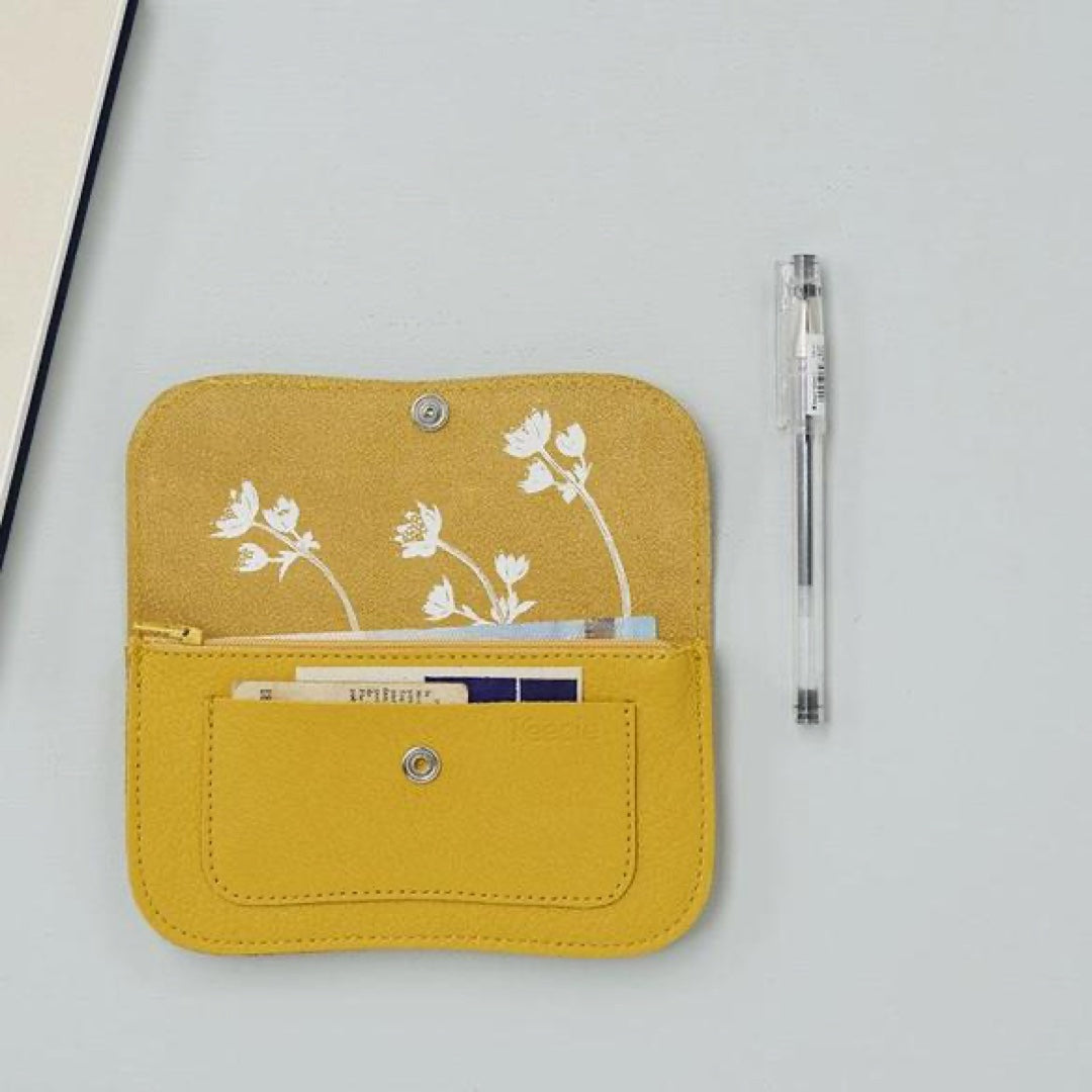 Wallet Leather Flash Forward | mustard