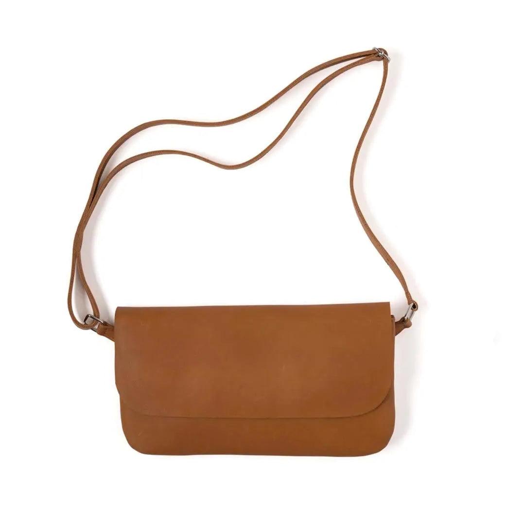 Sac à main en cuir | cognac
