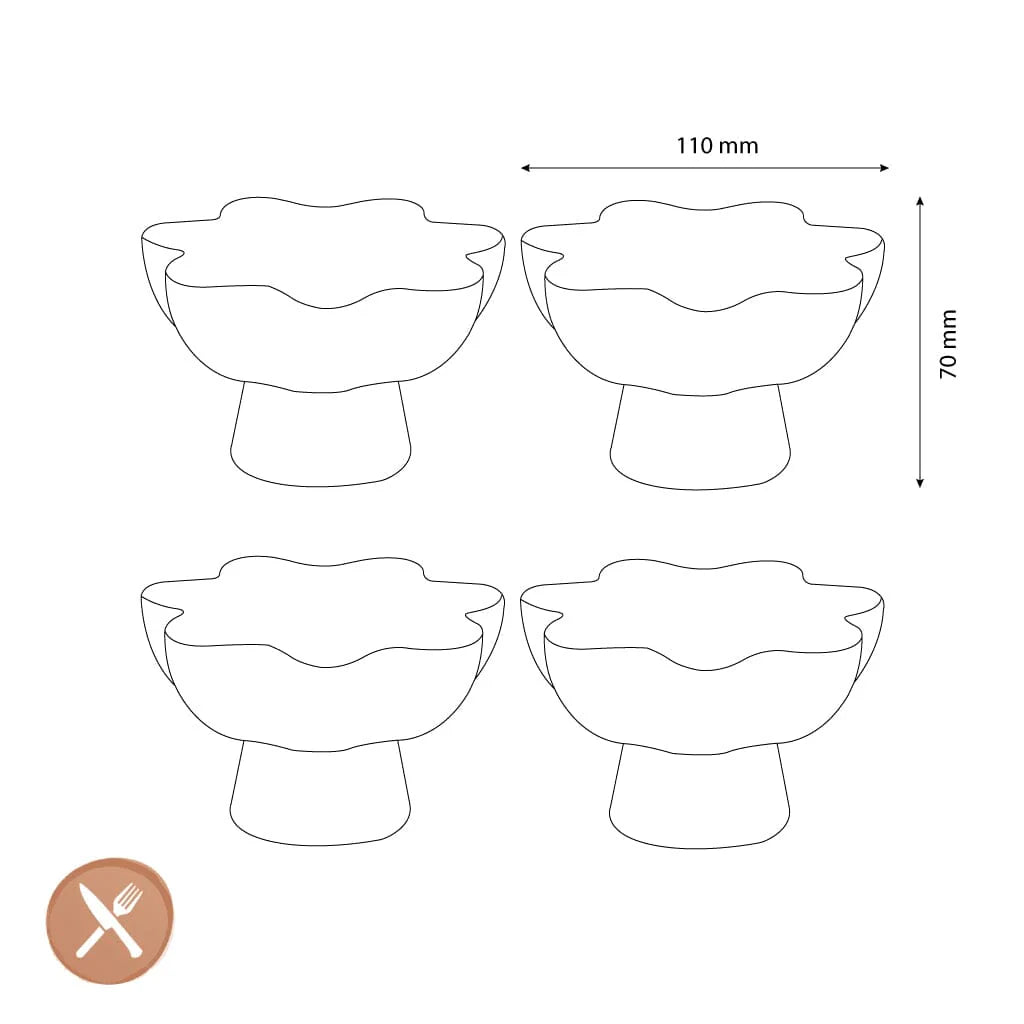 4-piece Bowl Set | Sun