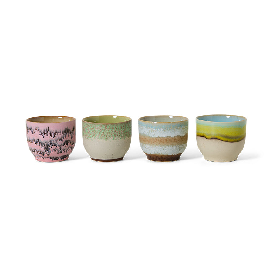 Lot de 4 tasses à café | DECO