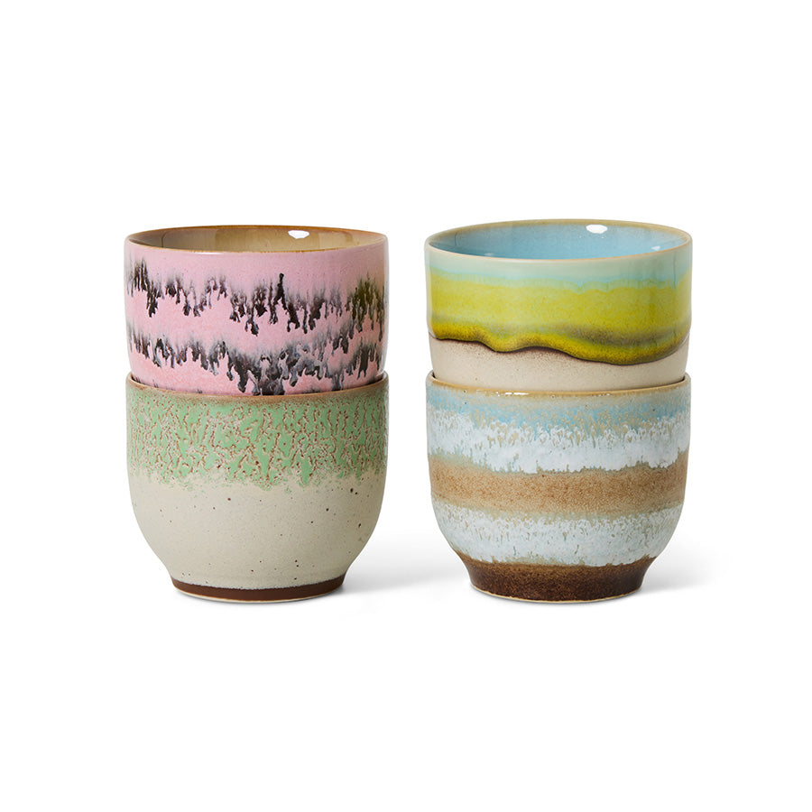 Lot de 4 tasses à café | DECO