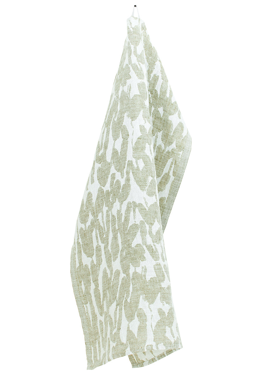 Tea towel Jakala | white-olive