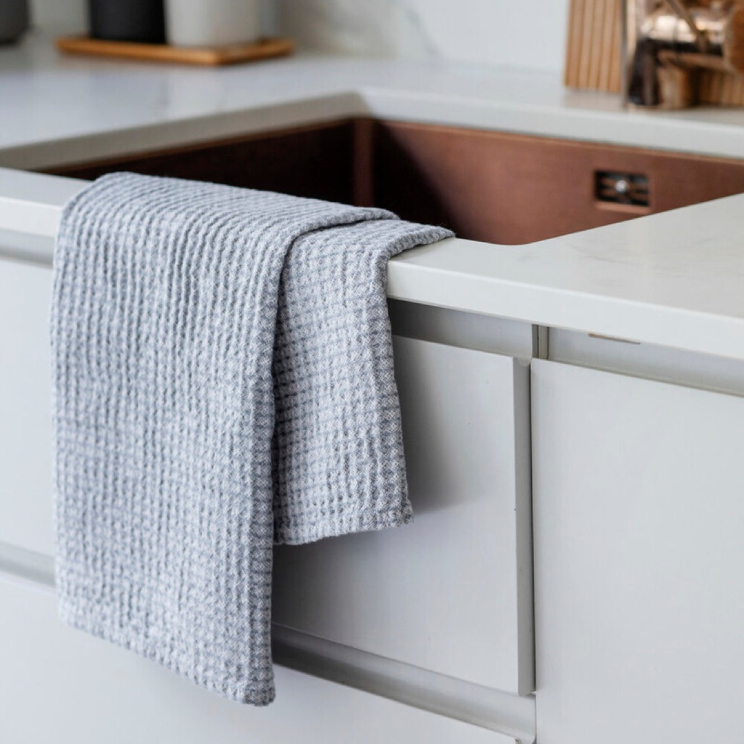 Dish towel Maija | white-grey