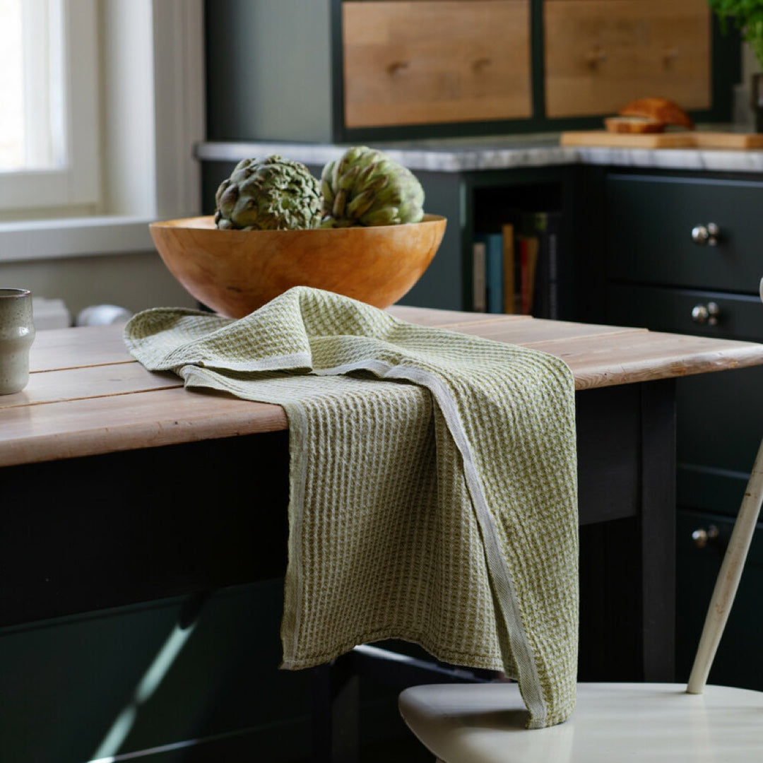 Dish towel Maija | white-grey