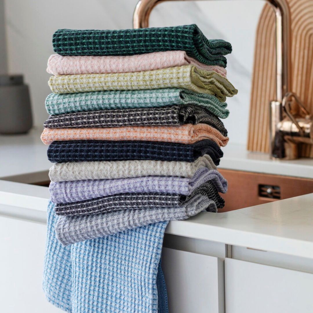 Dish towel Maija | white-grey
