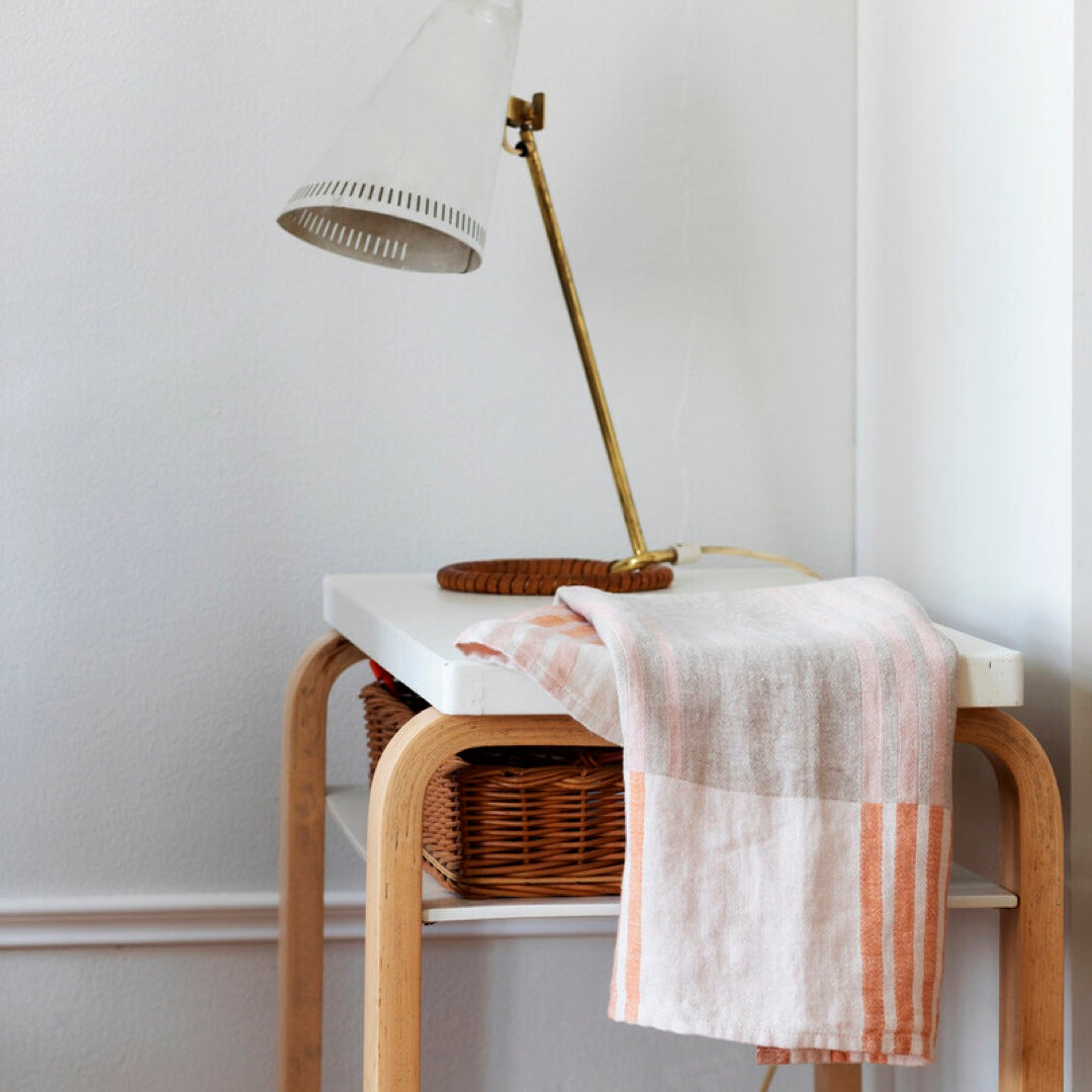Tea towel Toffee | rust-rose