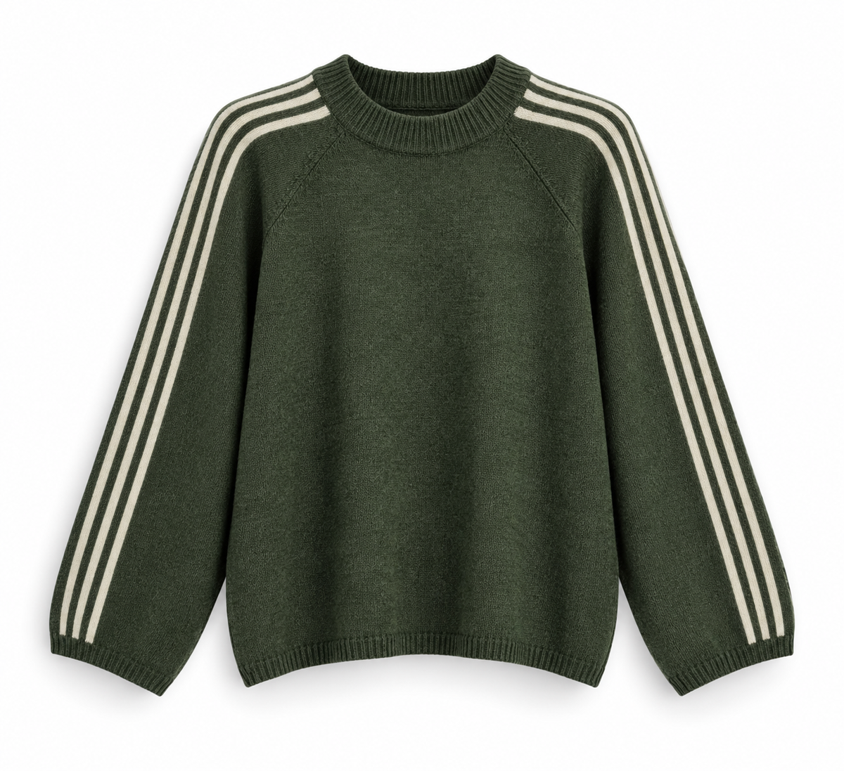 Oversized Pullover Stripes | khaki