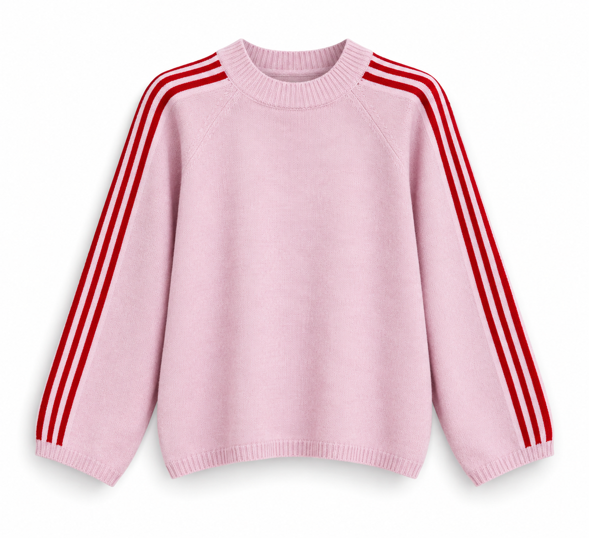 Oversized Pullover Stripes | rosa
