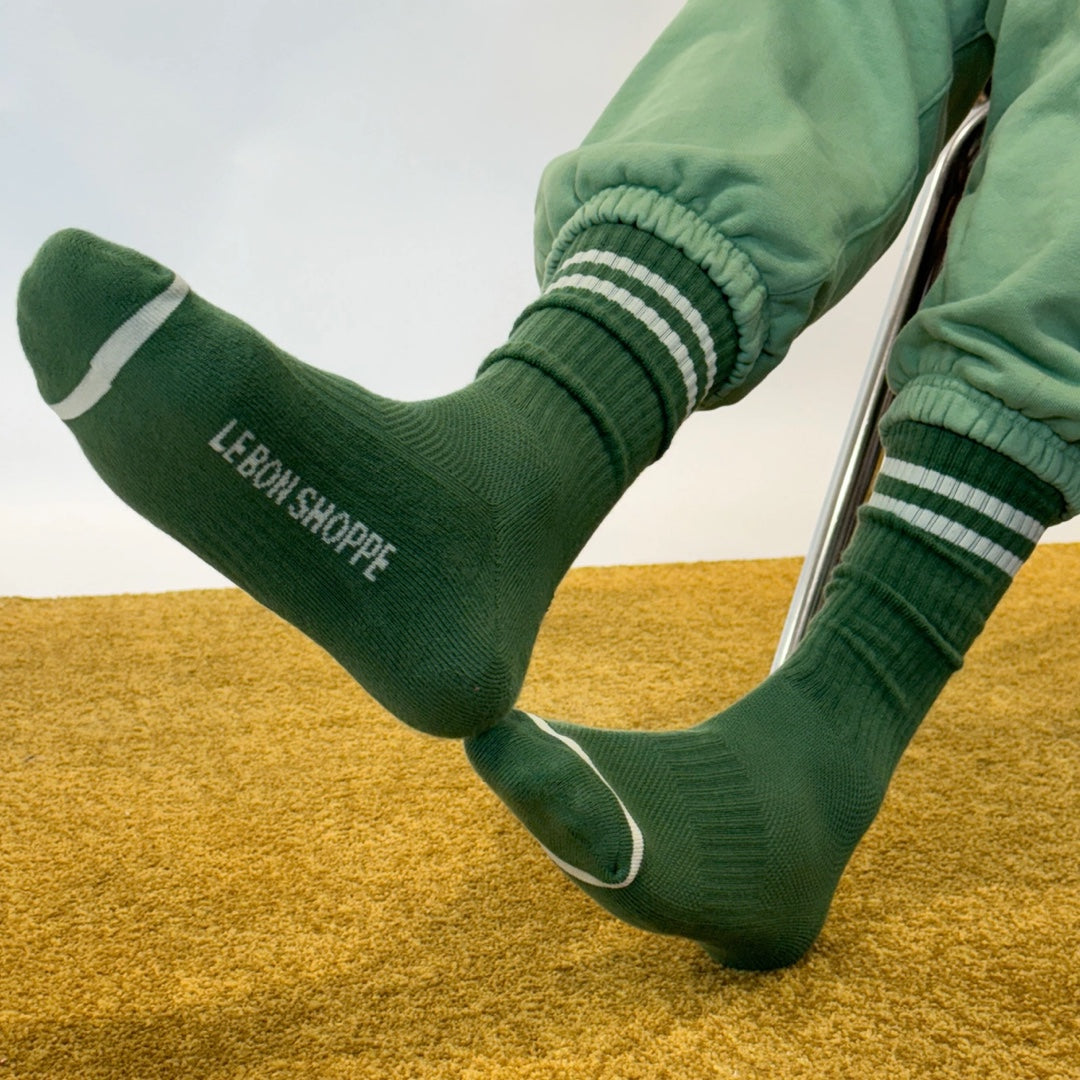 Chaussettes Boyfriend extra longues | mousse