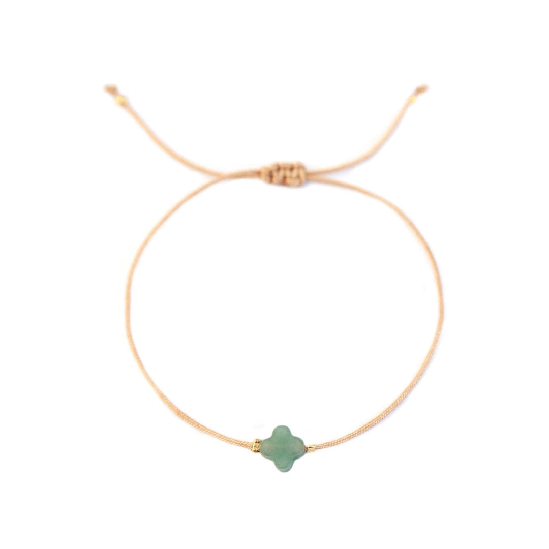 Bracelet trèfle | Jade