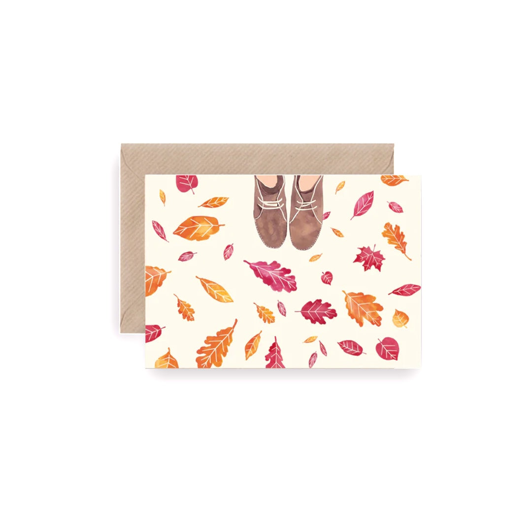 Card Autumn Love