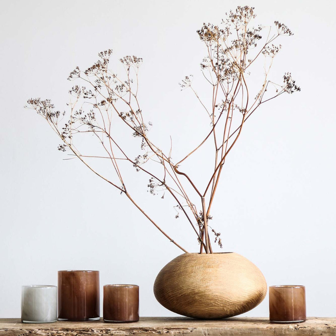 Photophore verre Lyric M | ginger