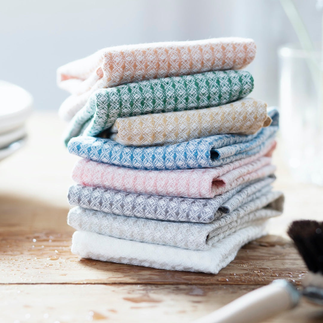 Torchon de vaisselle Maija | blanc-rose