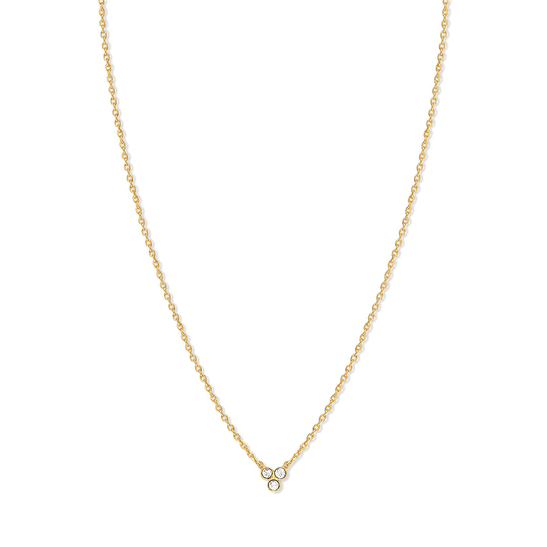 Necklace Melia crystal | gold