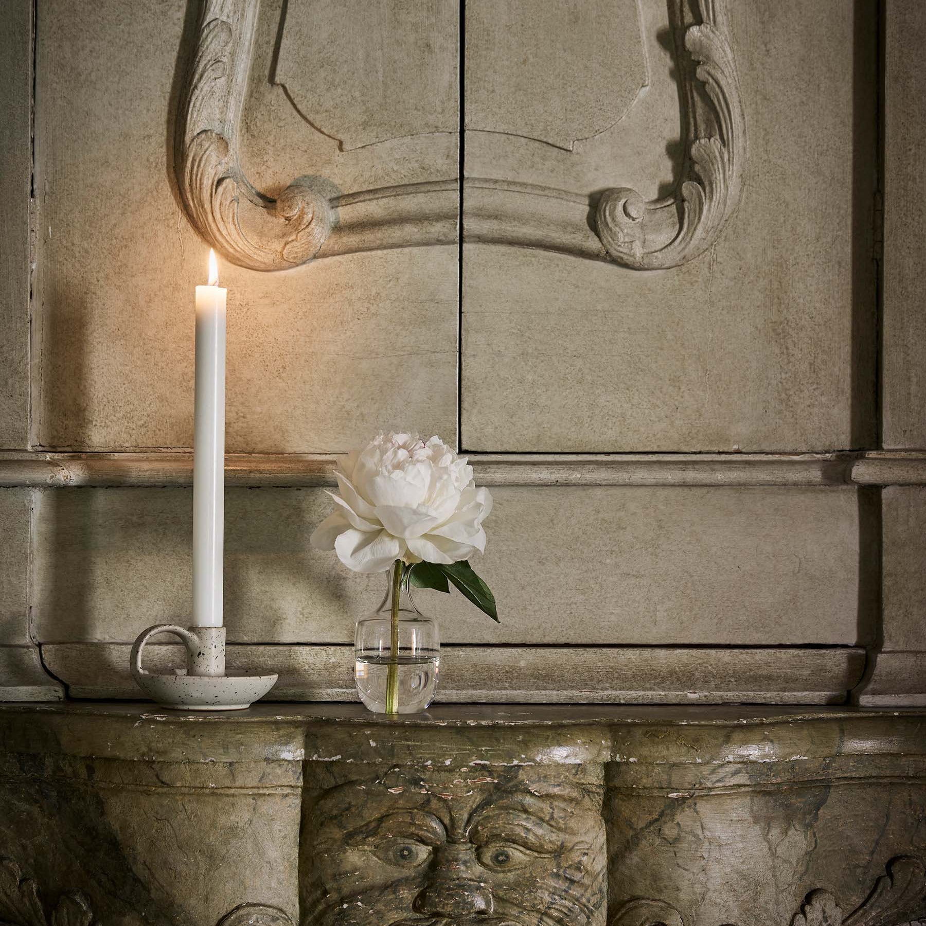 Candle holder Nimo | beige